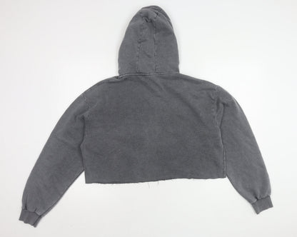 Marvel Unisex Grey Pullover Hoodie, Size M, Cotton Blend