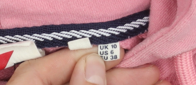 Superdry Women's Pink Pullover Hoodie Size 10