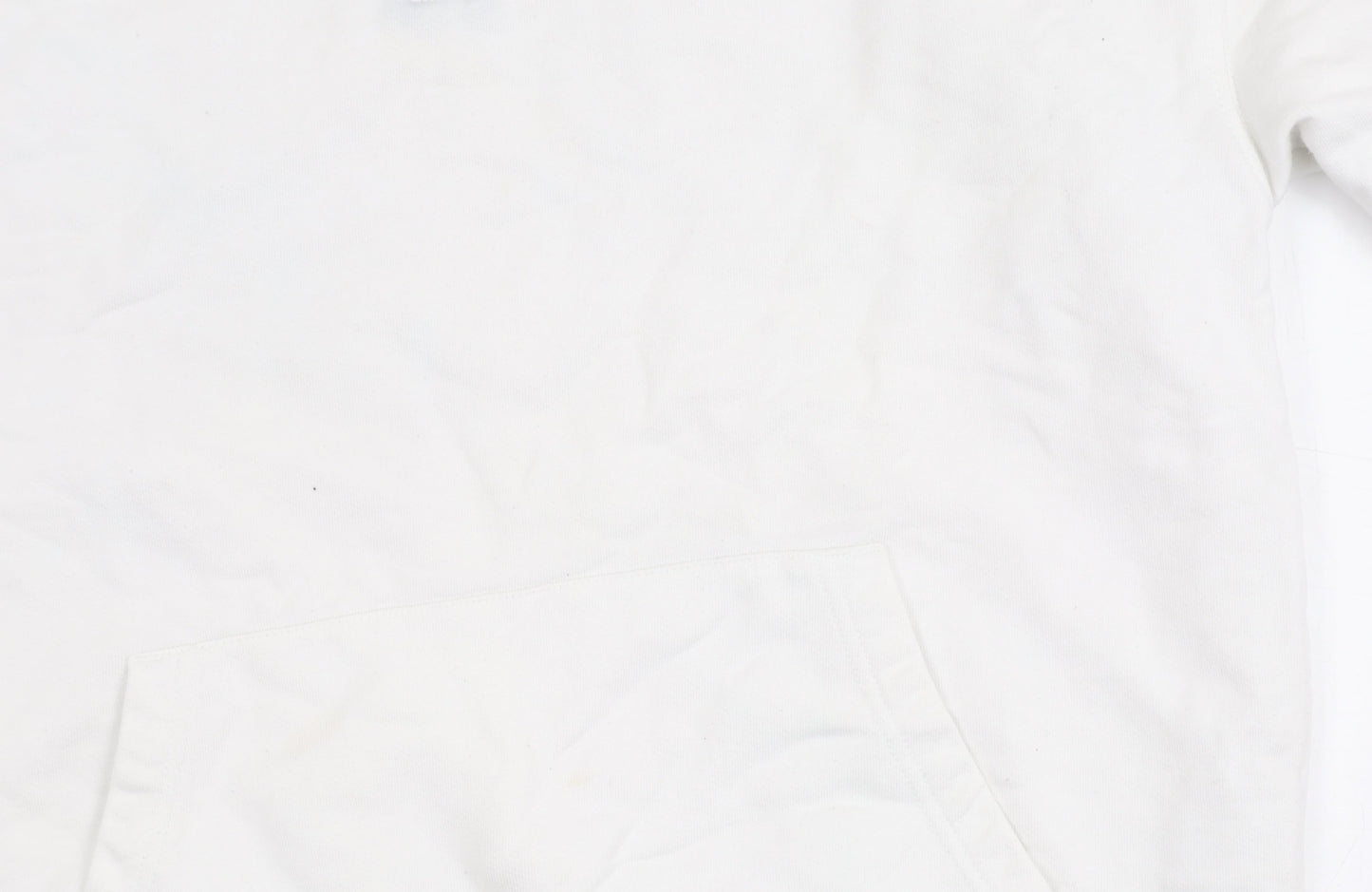 Tommy Jeans Men's White Sweatshirt S 1/2 Zip Logo