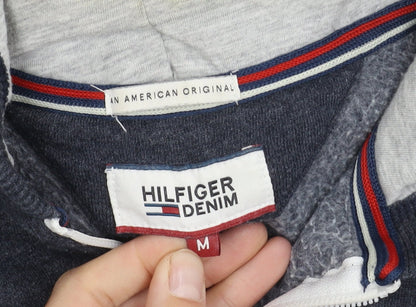 Mens UK Size M Hilfiger Denim Blue Basic Jacket