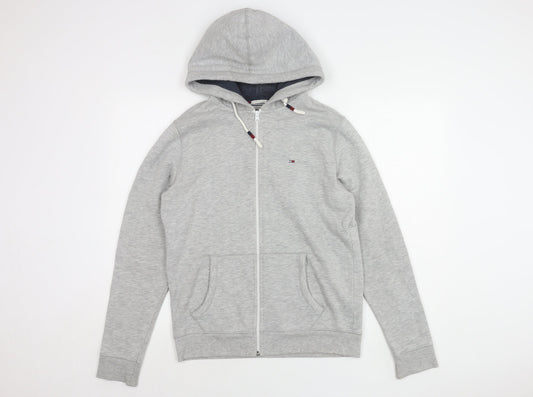 Mens UK Size M Tommy Hilfiger Grey Basic Jacket