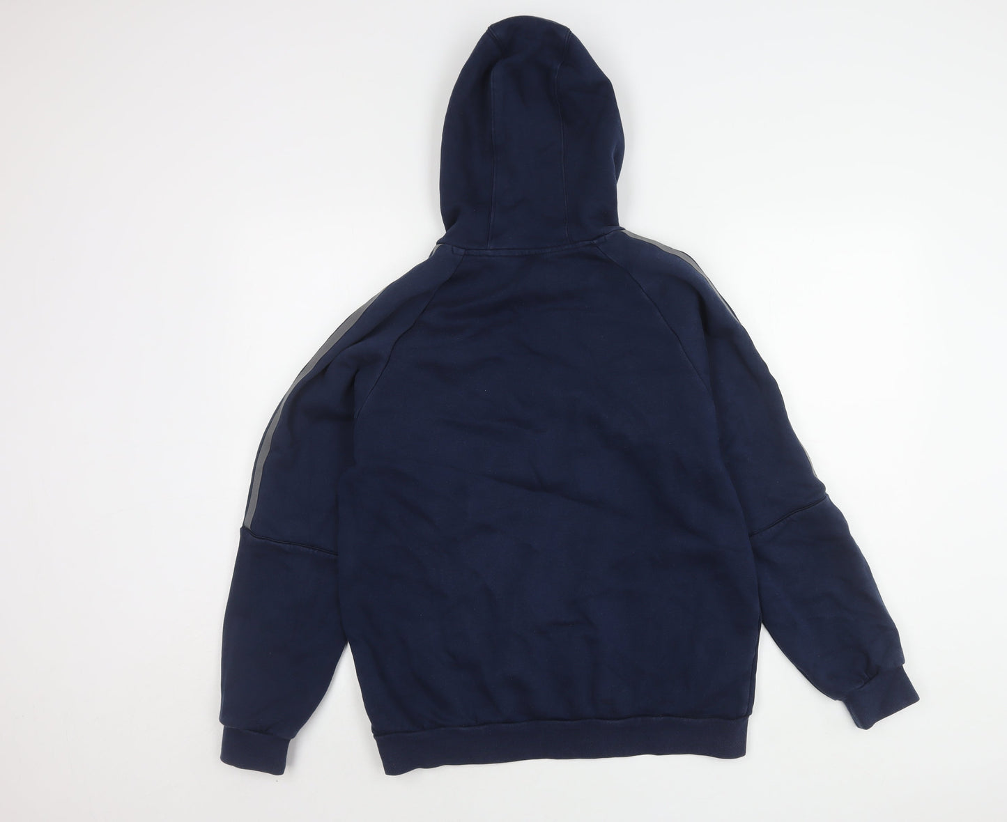 Adidas Men's Blue Pullover Hoodie - Size S