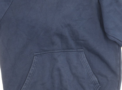 Adidas Men's Blue Pullover Hoodie - Size S