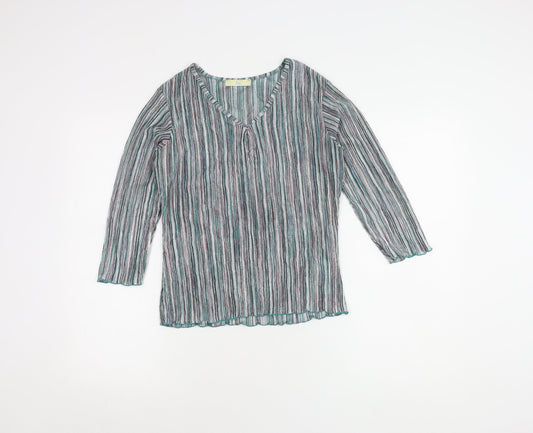 Womens UK Size S Klass Multicoloured Basic Blouse