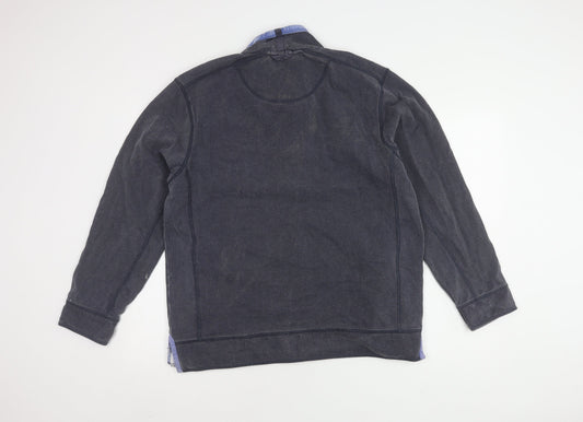 Mens UK Size M Stone Bay Blue Pullover Sweatshirt