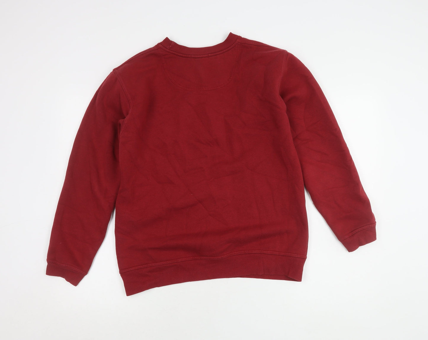 UK Red London Graphic Pullover Jumper, Size S