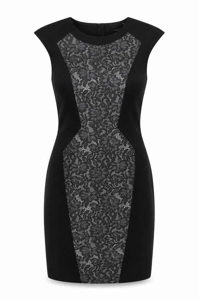 Roman Women's Black Sheath Dress - Size 10