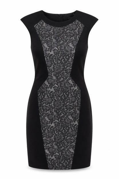 Roman Women's Black Sheath Dress - Size 10