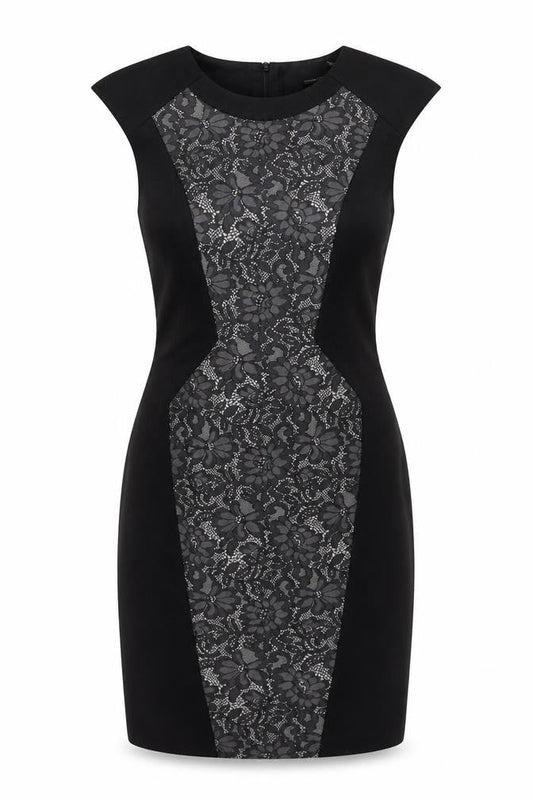 Front view of Roman Women's Black Sheath Dress -, size 10