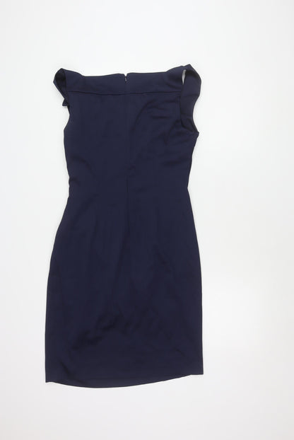 Phase Eight Women's Blue Dress, Size 14, Elegant Fit