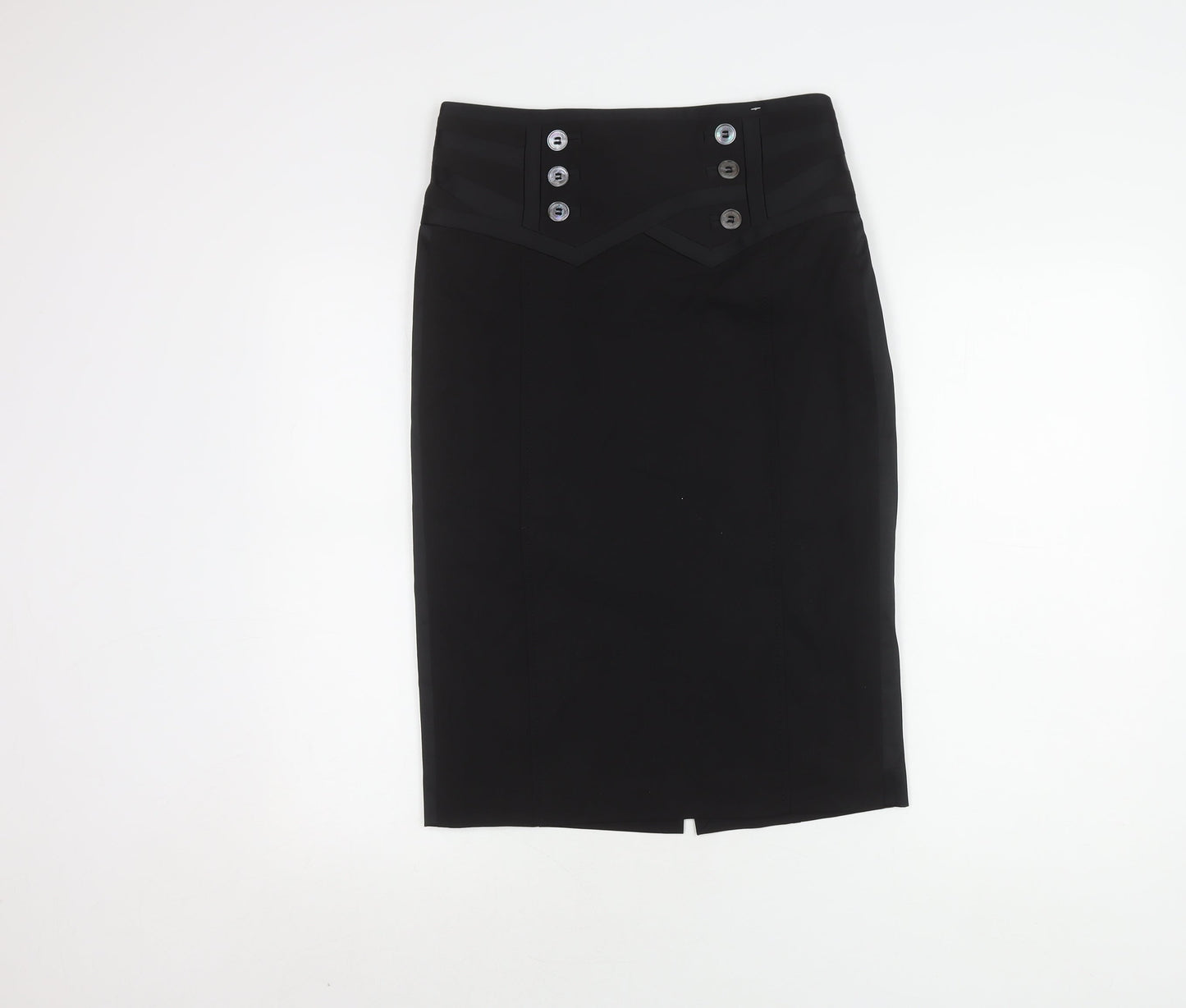 Karen Millen Women's Black Knee-Length Pencil Skirt