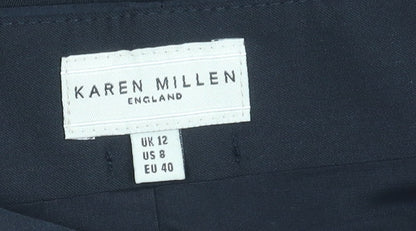 Karen Millen Women's Black Knee-Length Pencil Skirt