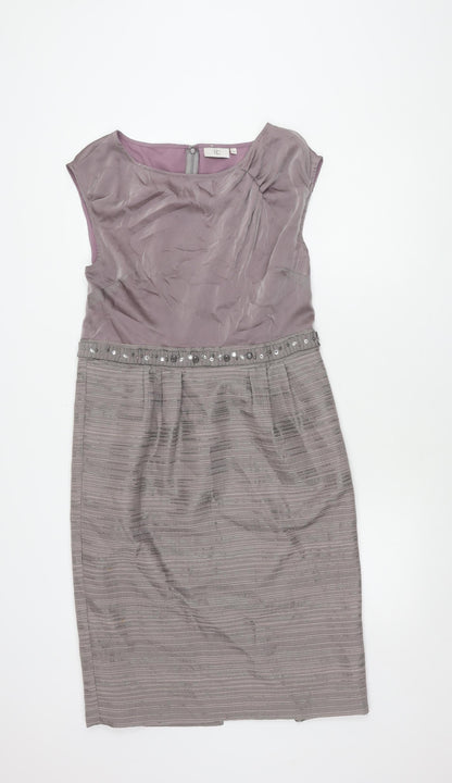 CC Women's Grey Sleeveless Dress Size 12