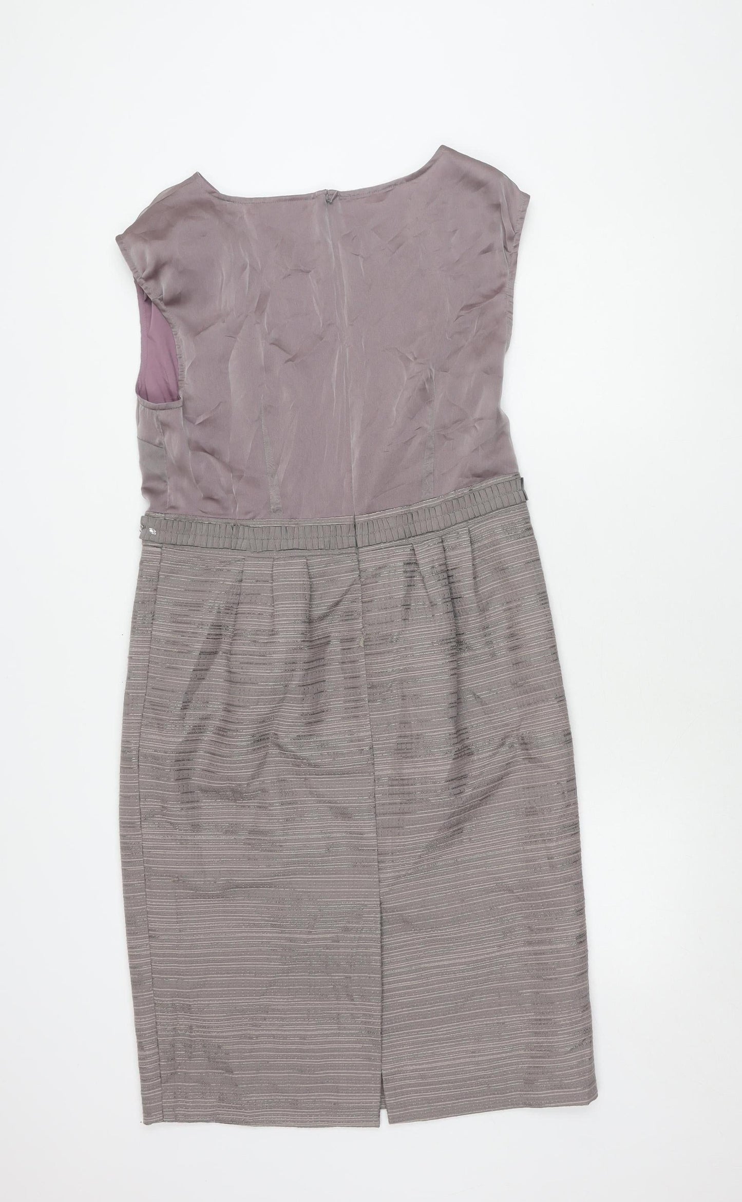 CC Women's Grey Sleeveless Dress Size 12