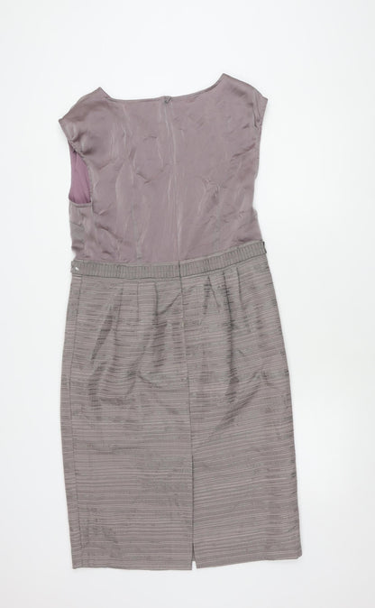 CC Women's Grey Sleeveless Dress Size 12