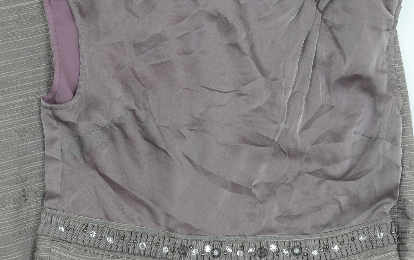 CC Women's Grey Sleeveless Dress Size 12