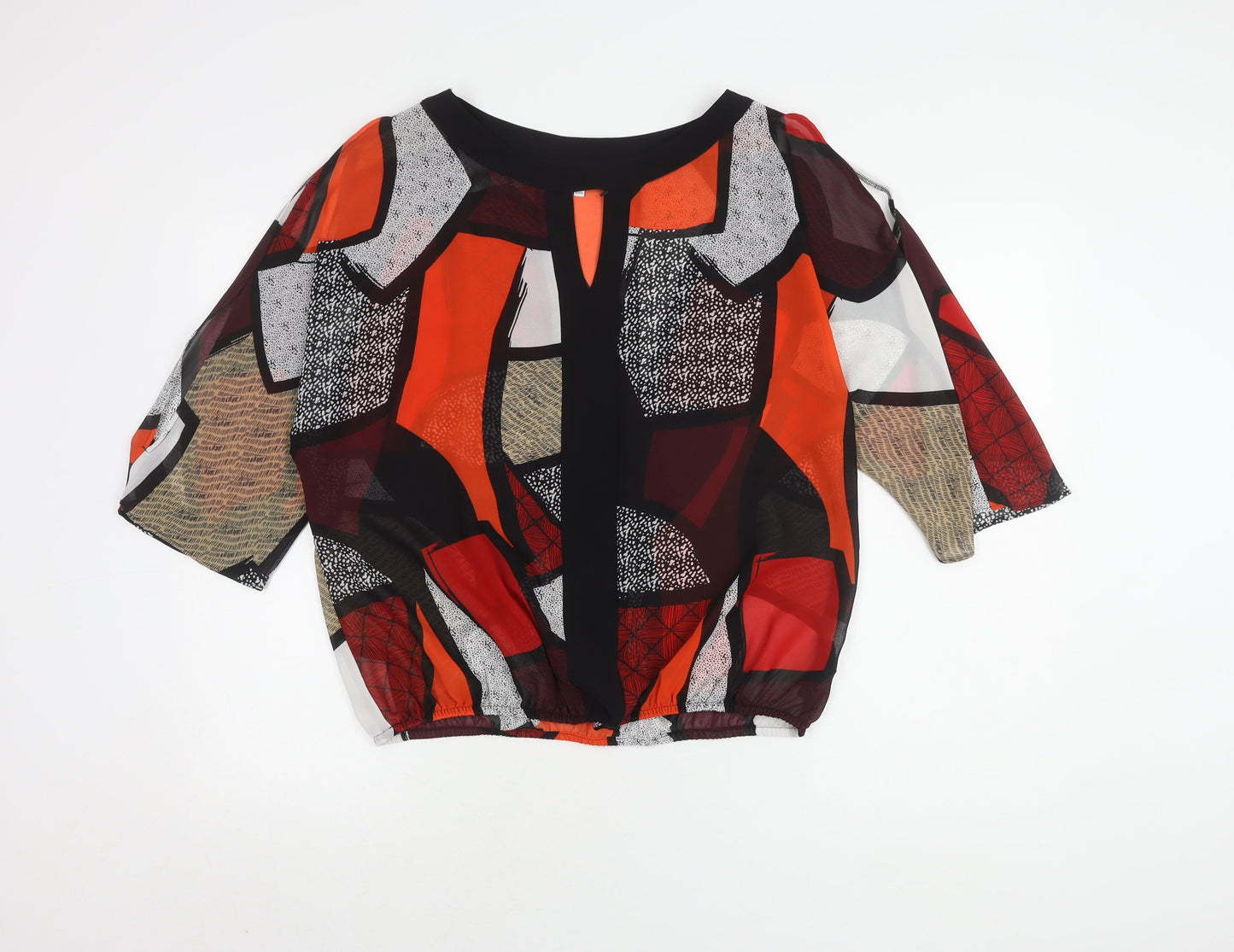 Womens UK Size 14 Principles by Ben de Lisi Multicoloured Basic Blouse