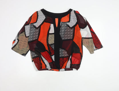 Womens UK Size 14 Principles by Ben de Lisi Multicoloured Basic Blouse
