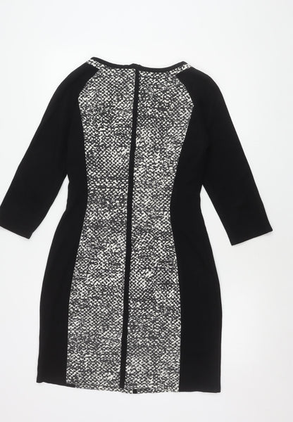 Karen Millen Women's Multicoloured Geometric Sheath Dress