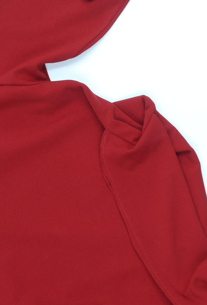 Warehouse Women's Red Shift Dress Size 12