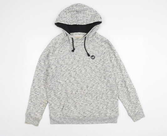 Mens UK Size S Hollister Grey Pullover Hoodie