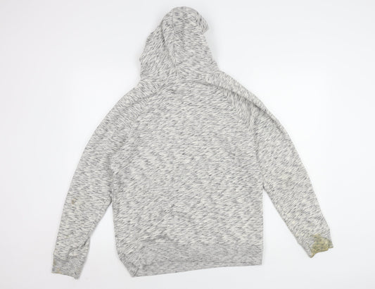 Mens UK Size S Hollister Grey Pullover Hoodie