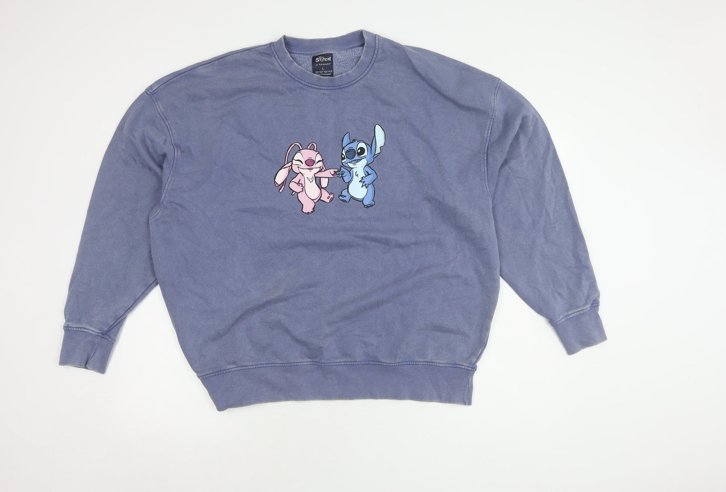 Primark Women's Stitch Blue L Sweatshirt Pullover