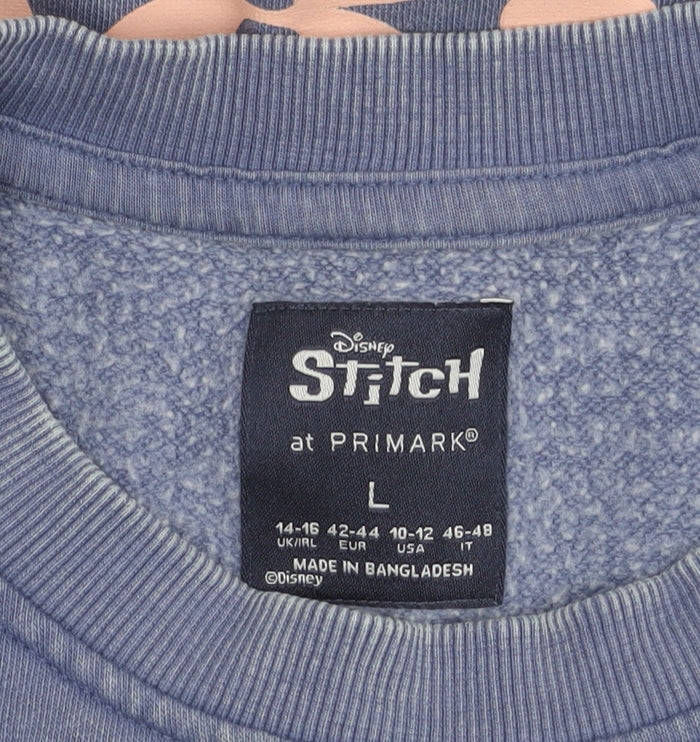Primark Women's Stitch Blue L Sweatshirt Pullover