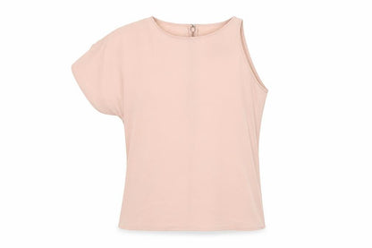 Womens UK Size 10 Warehouse Beige Basic Blouse