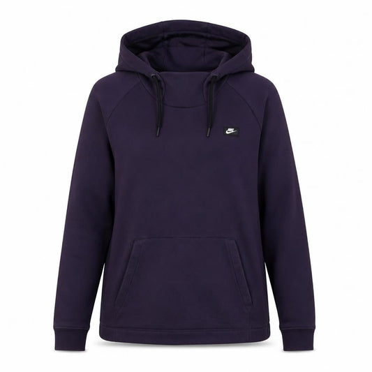 Womens UK Size M Nike Purple Pullover Hoodie