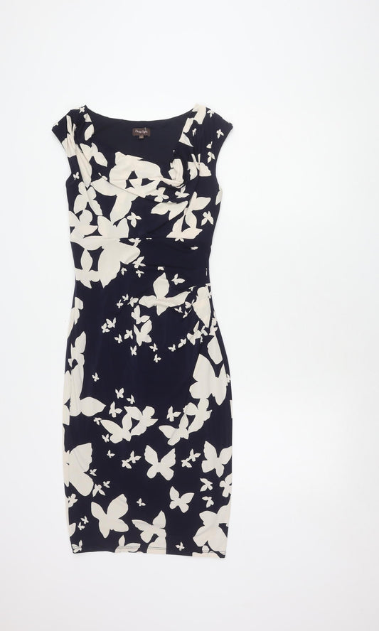 Phase Eight Women's Butterflies Multicoloured Dress Size 8