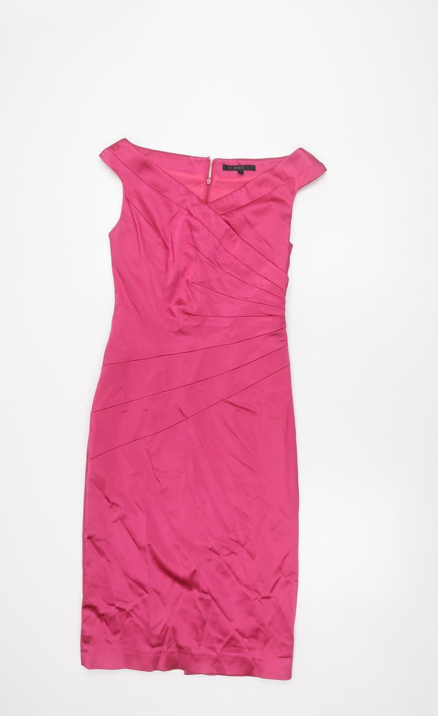 Coast Women's Pink Sheath Dress Size 8
