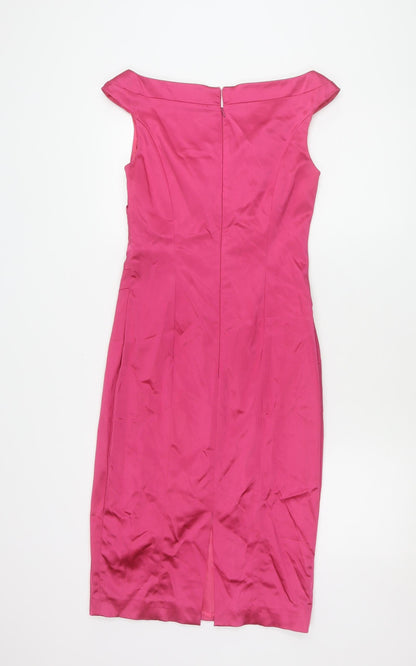 Coast Women's Pink Sheath Dress Size 8