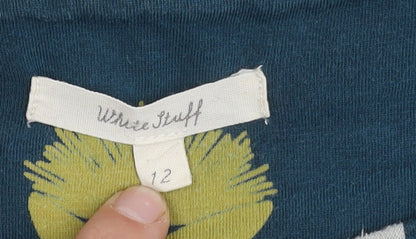 Womens UK Size 12 White Stuff Blue Tunic T-Shirt
