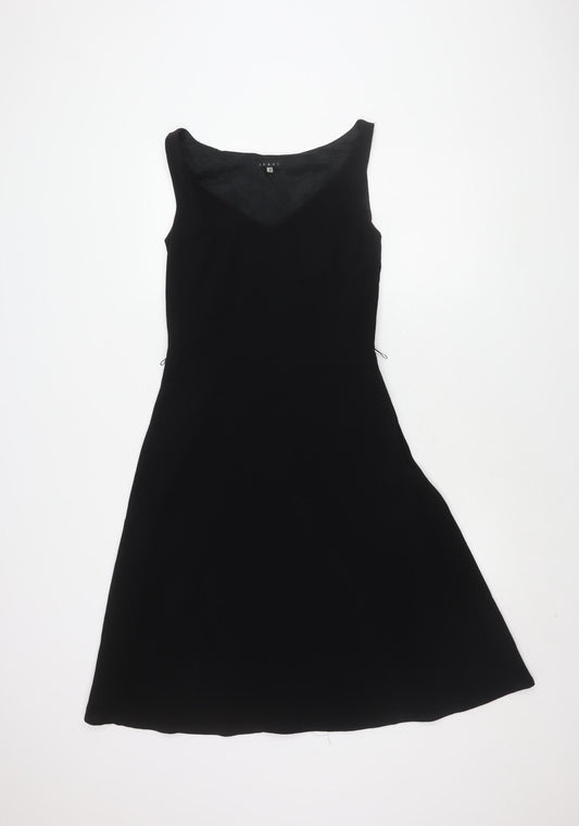 Coast Black A-Line Dress Women's Size 10 Sleeveless