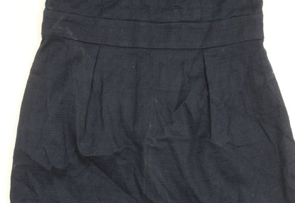 Boden Women's Blue Cotton Pencil Skirt Size 10
