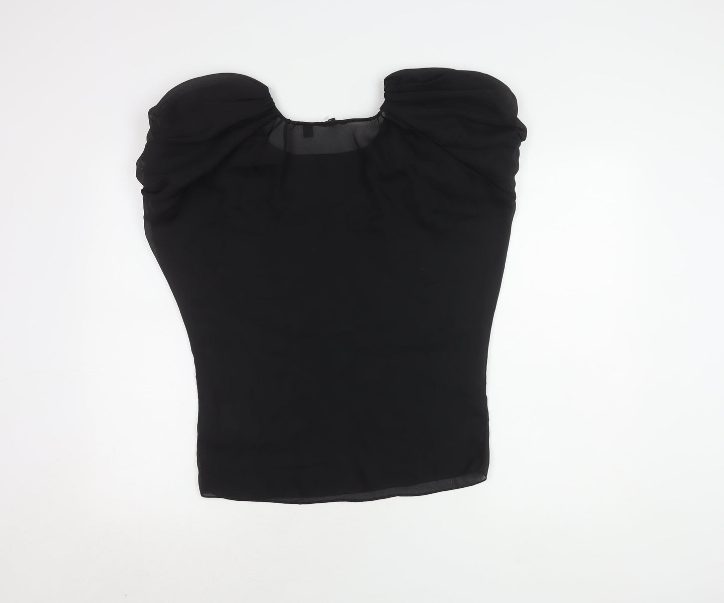 Womens UK Size 10 Ted Baker Black Basic Blouse