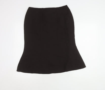 Precis Petite Black Trumpet Skirt - Size 14 Women's
