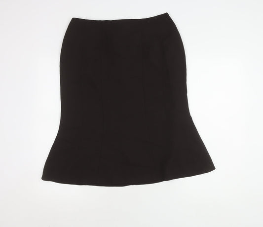 Precis Petite Black Trumpet Skirt - Size 14 Women's