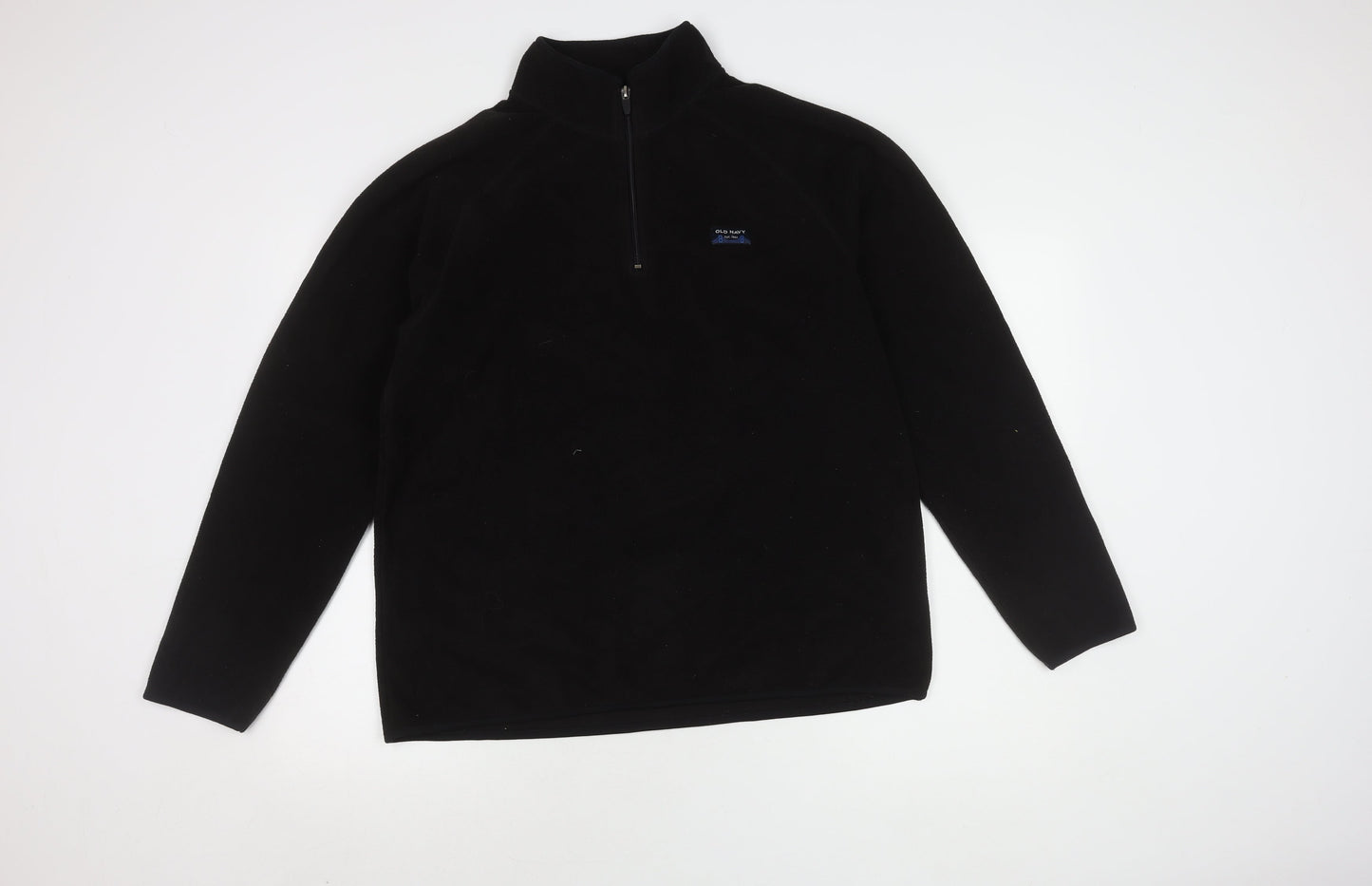 Old Navy Women's Black Pullover 1/4 Zip Sweatshirt Size L