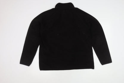 Old Navy Women's Black Pullover 1/4 Zip Sweatshirt Size L