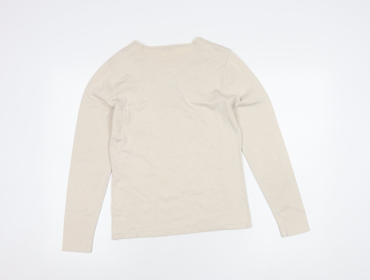 Womens UK Size 10 Berkertex Beige Pullover Jumper