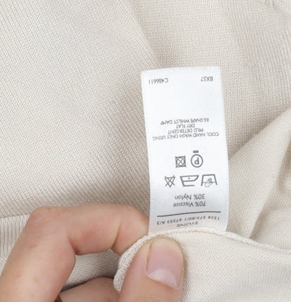 Womens UK Size 10 Berkertex Beige Pullover Jumper