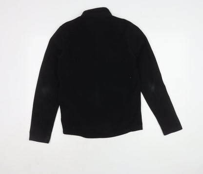 Mens UK Size XS DECATHLON Black Henley Sweatshirt