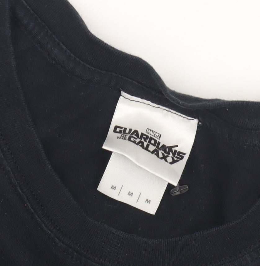 Marvel Guardians of the Galaxy Unisex Black T-Shirt M