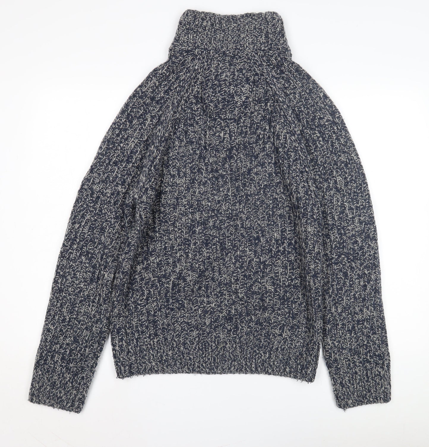 Fat Face Men's Blue Henley Jumper Size S