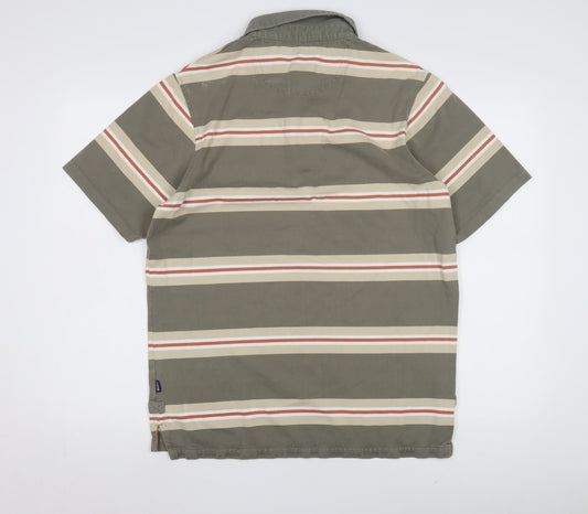 MAINE New England Men's Striped Polo Shirt S