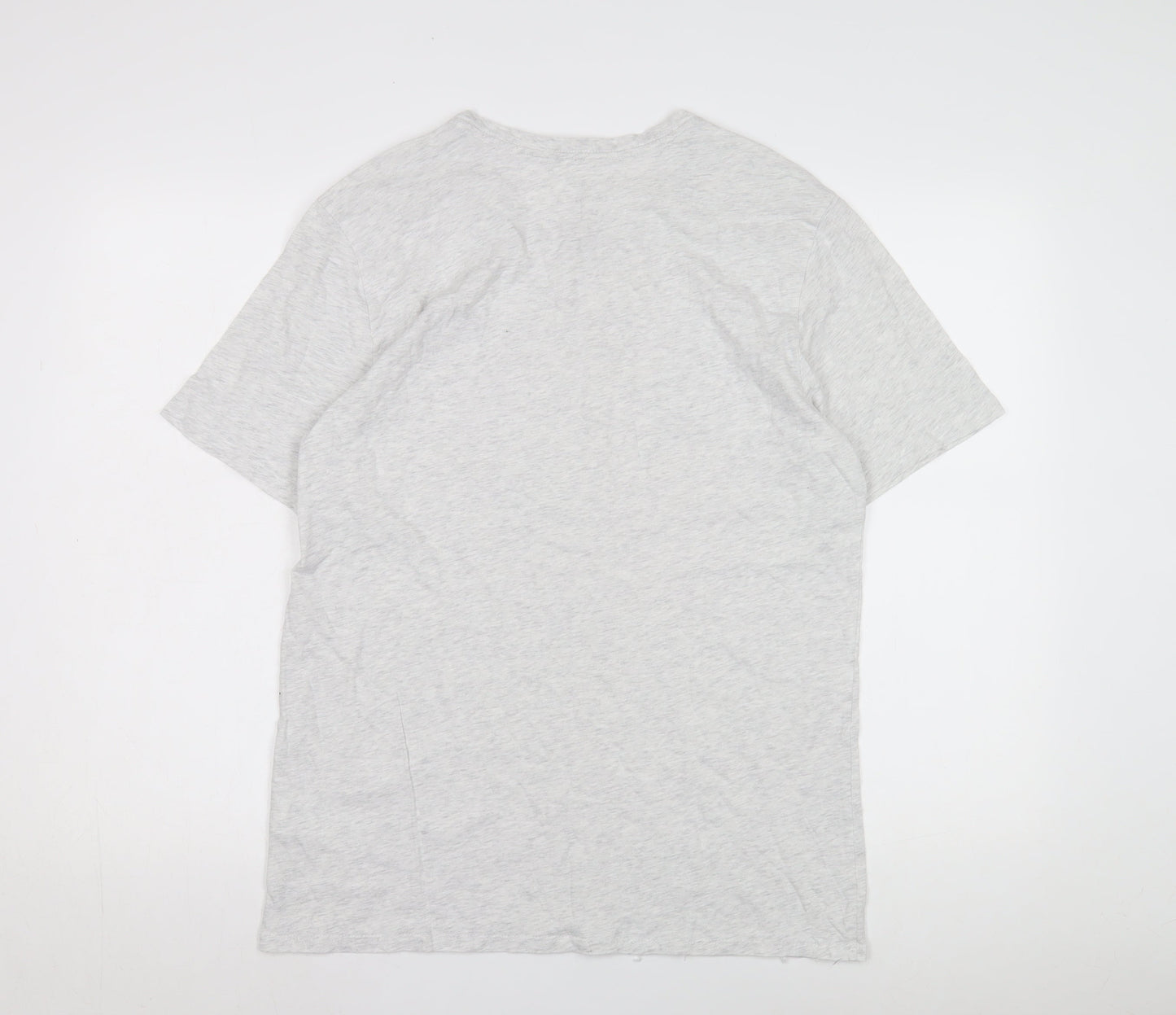 Nike Men's Grey Athletic Short Sleeve T-Shirt L