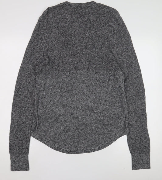 Womens UK Size S Hollister Grey Pullover Jumper