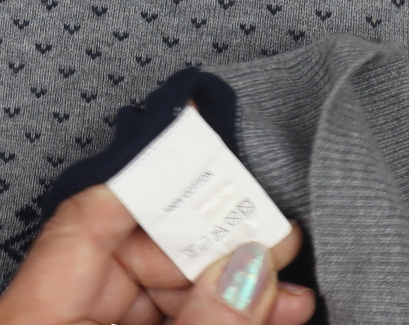 Peter Werth Men's Blue Grey Pullover Jumper 2XL